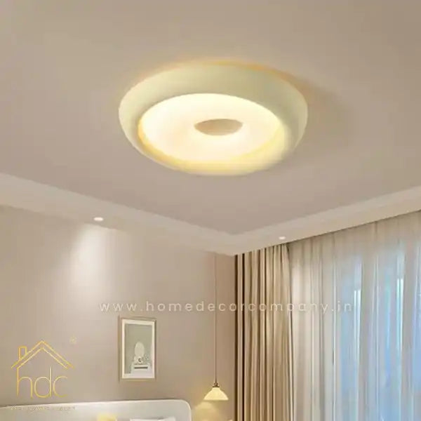 Hdc LED Flush Mount Ceiling Light Stylish Modern Close to Ceiling Lighting for Kitchen Hallways, Dining Room, Foyer