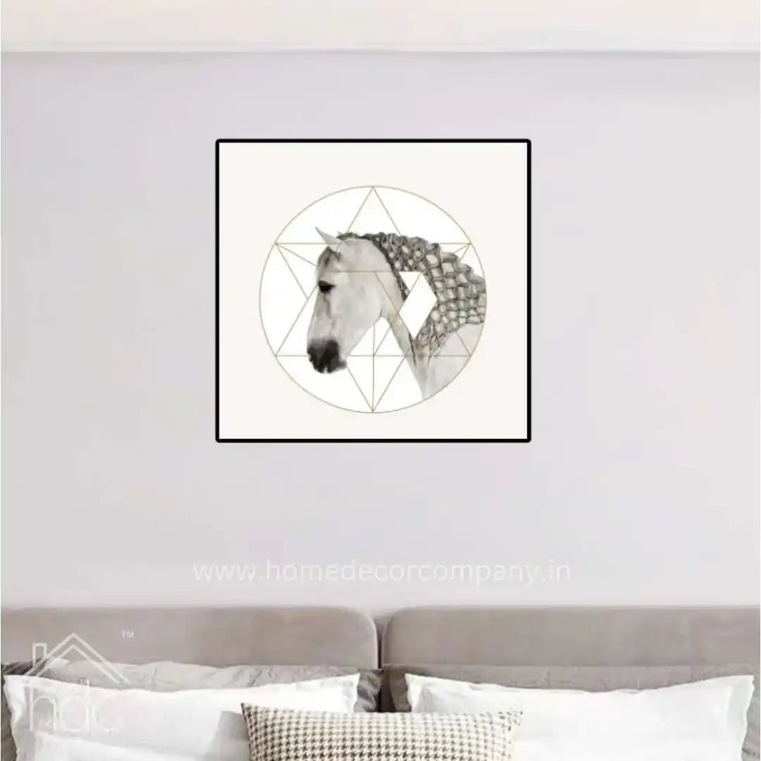 Hdc Animals Horse Head Modular Pictures Wall Print Pictures for Living Room