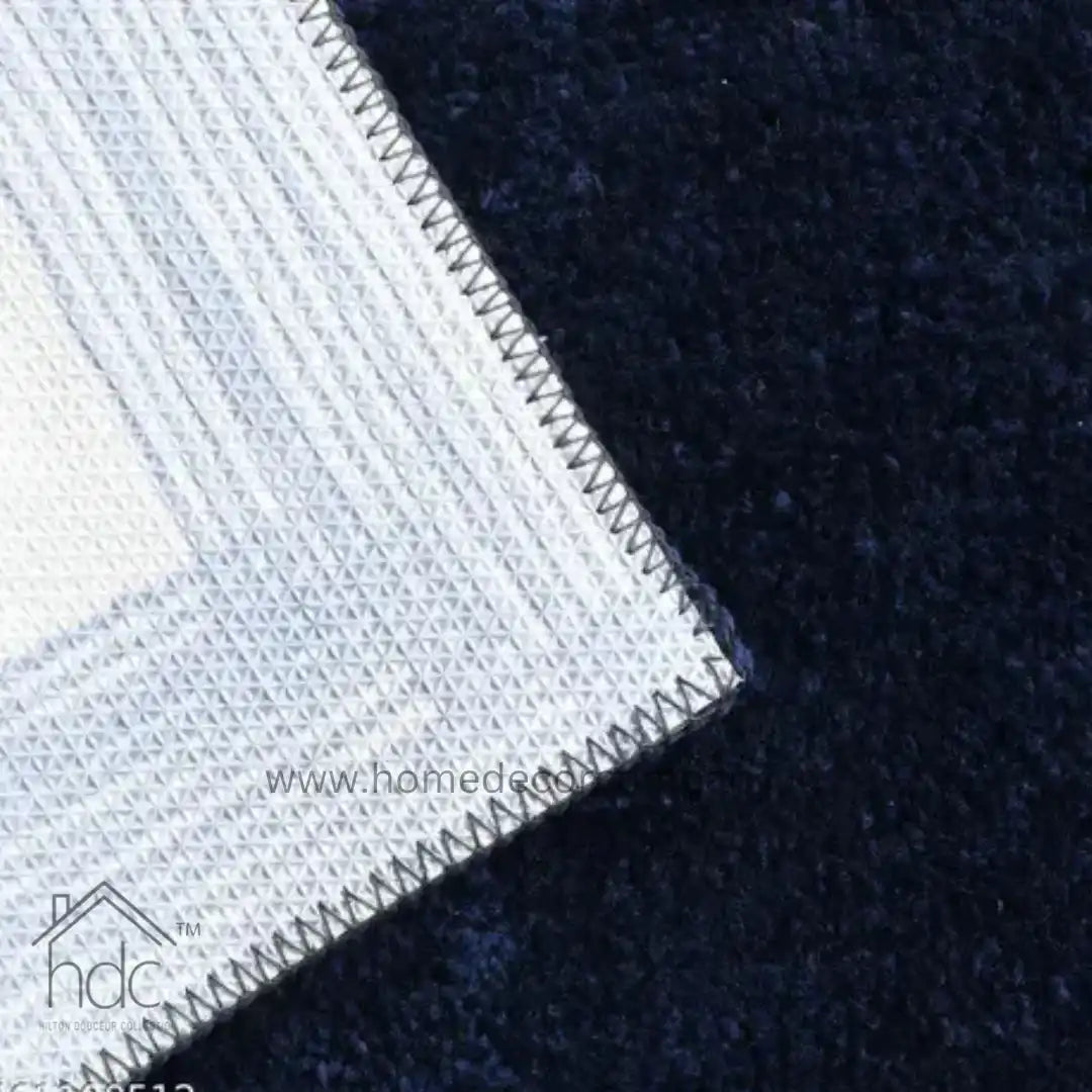 Hdc 40*60, 50*80 CM Modern Super Soft Microfibre Solid Bath Mat 2000 GSM Super Absorbent Anti Skid Mats for Bathroom Mat/Bedroom/Kitchen/Door Mat/Floor Mat Colour (Blue)