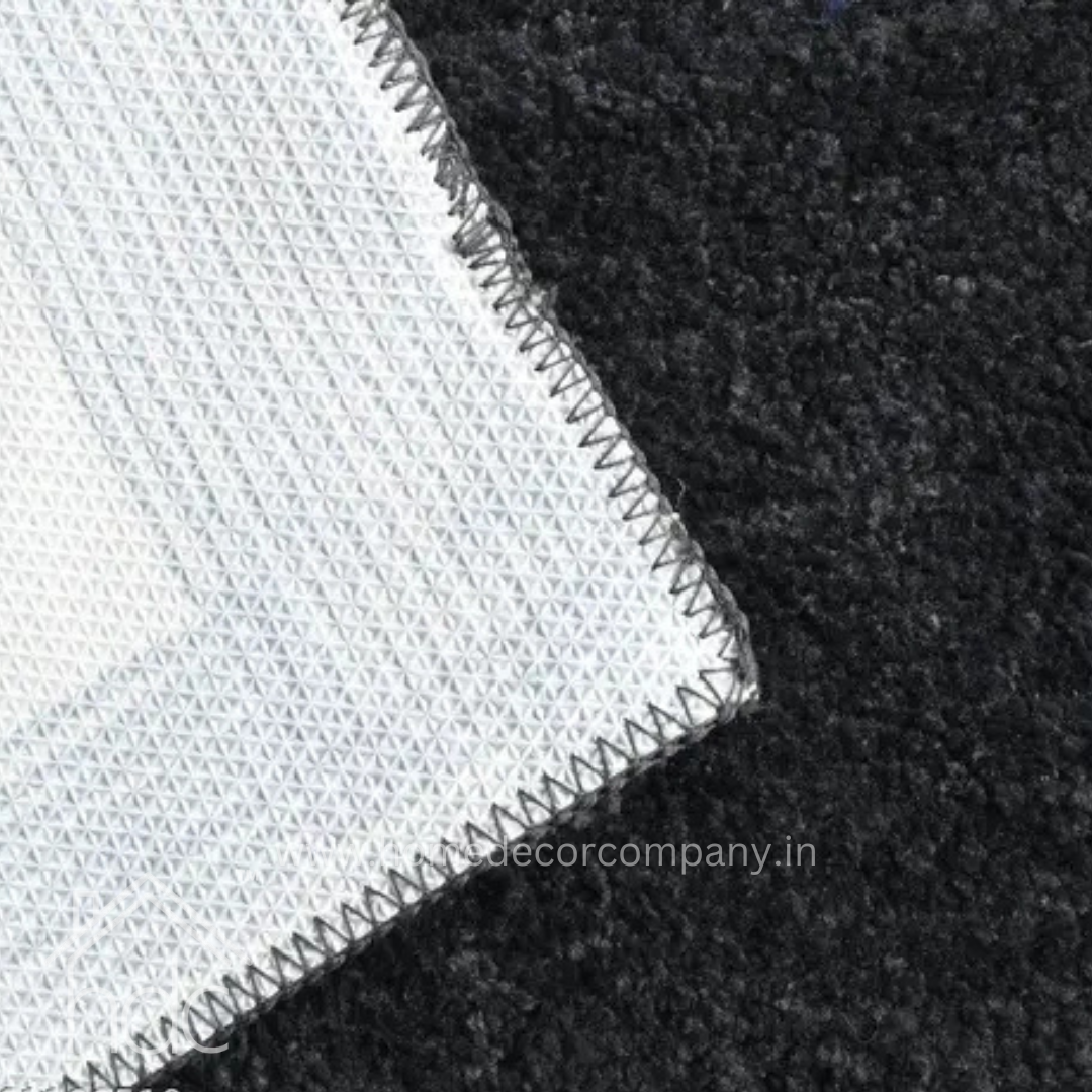 Hdc 40*60, 50*80 CM Modern Super Soft Microfibre Solid Bath Mat 2000 GSM Super Absorbent Anti Skid Mats for Bathroom Mat/Bedroom/Kitchen/Door Mat/Floor Mat Colour (Dark Grey)