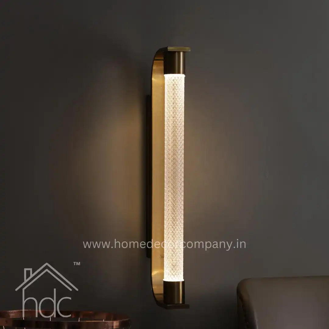HDC Modern led Gold Metal Wall Light for Living Room Drawing Room Bedroom