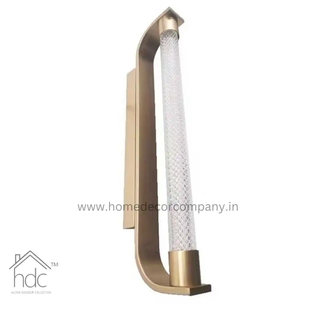 HDC Modern led Gold Metal Wall Light for Living Room Drawing Room Bedroom