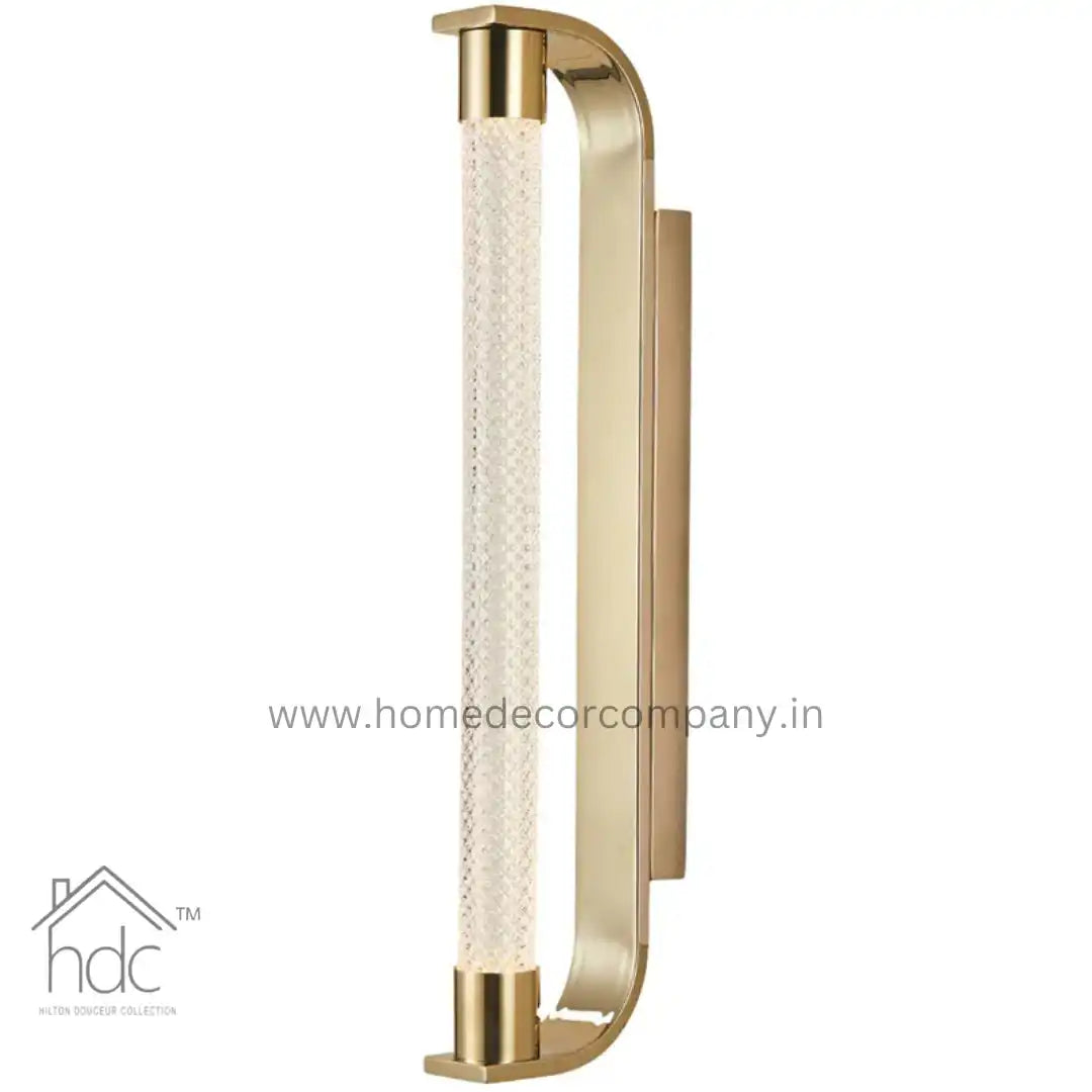 HDC Modern led Gold Metal Wall Light for Living Room Drawing Room Bedroom