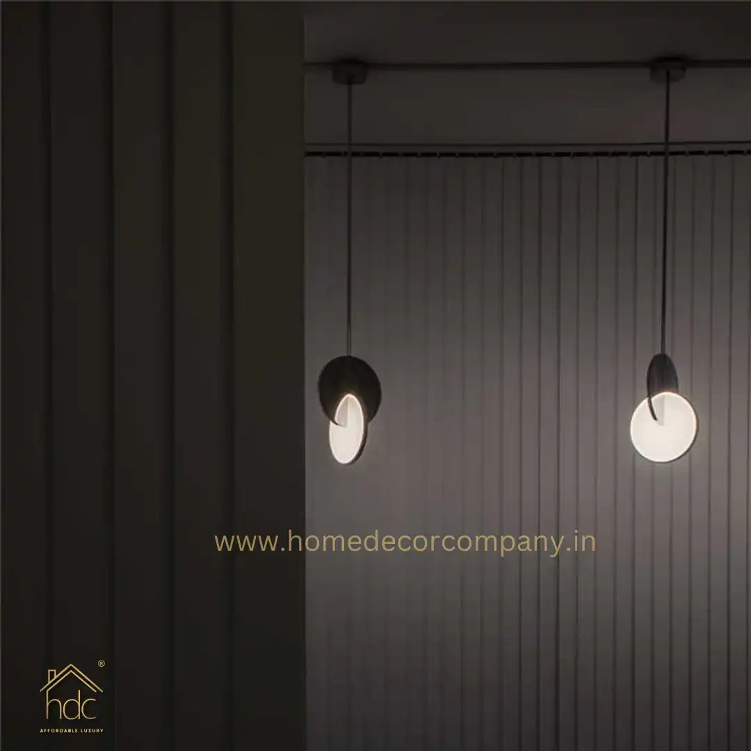 HDC Nordic Double Disc Modern Style Round Circle Pendant Lamp
