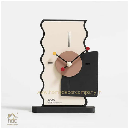 Hdc Simple Desktop Clock Ornaments Home Decor Study Bedroom Room Decoration High End Clock