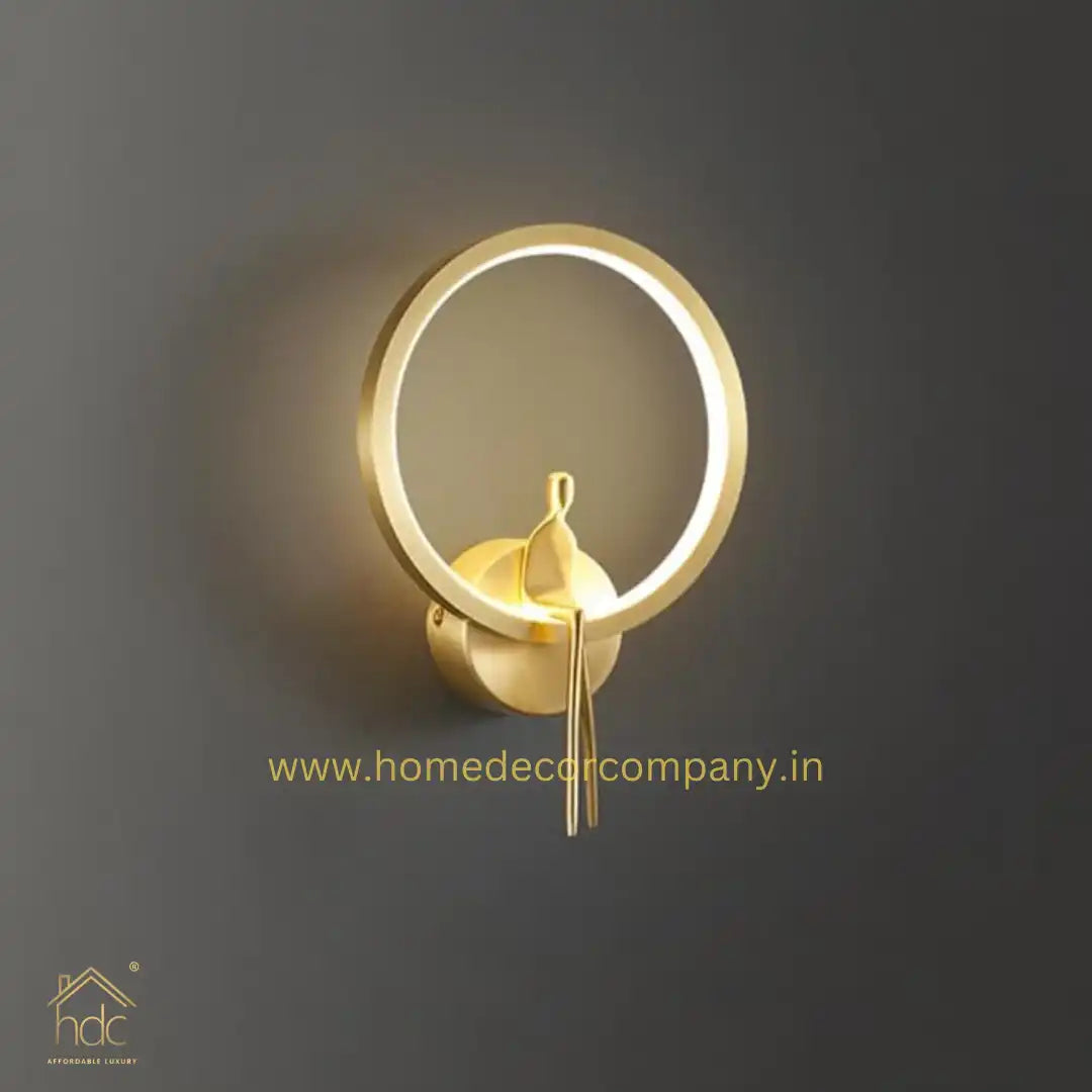 HDC LED Modern Brass Sconce Lighting for Living Room, Bedroom, Hallway, Stairs