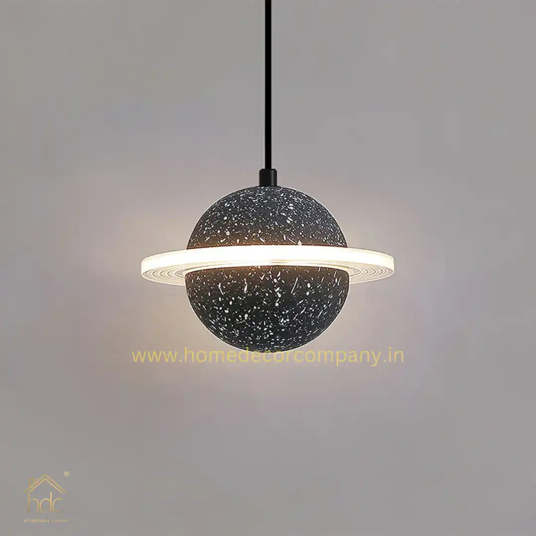 Hdc Modern LED Planet Shape Industrial Cement Hanging Lamps for Restaurant Bar Island Kitchen
