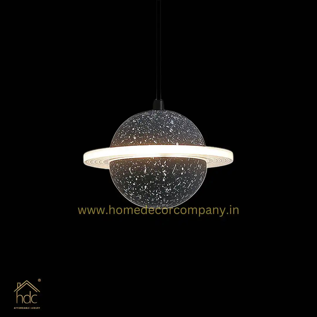 Hdc Modern LED Planet Shape Industrial Cement Hanging Lamps for Restaurant Bar Island Kitchen