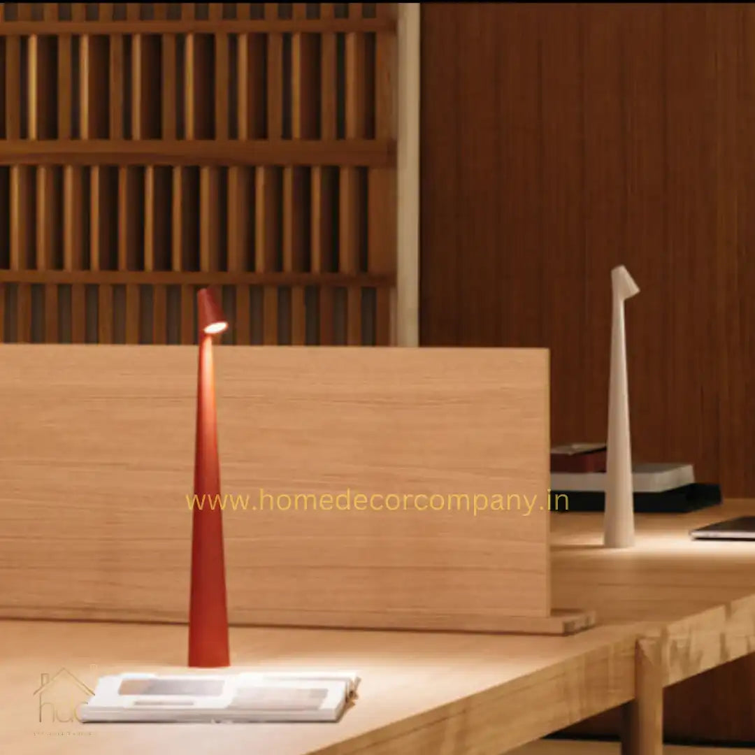 HDC Creative New Portable Charging Desk Lamp Three Level Adjustment Aluminium Atmosphere Wireless Portable Table Light