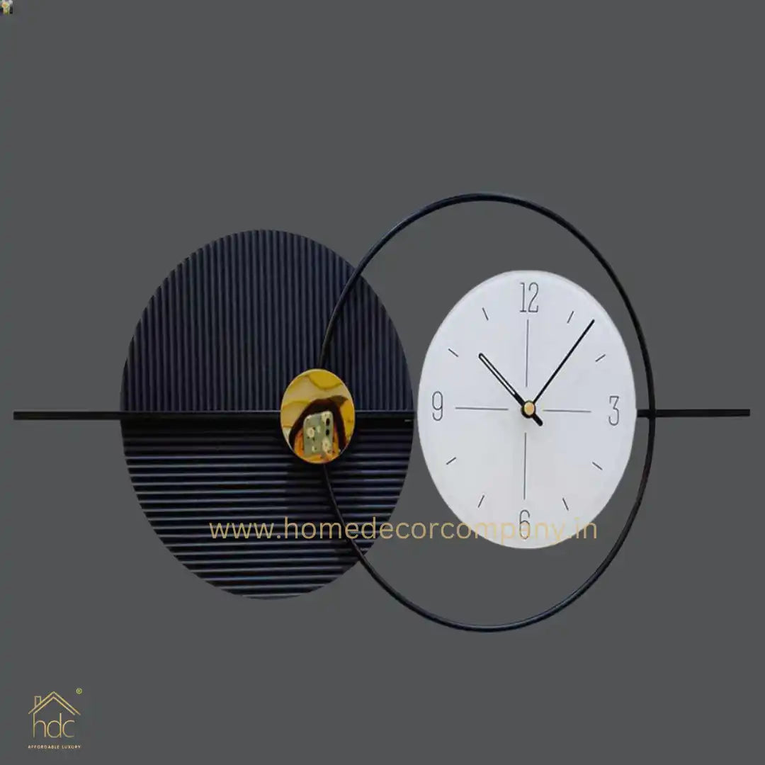 Hdc Modern and Fashionable Wall Mounted Clock Living Room Minimalist Home Decoration Silent Wall Clock