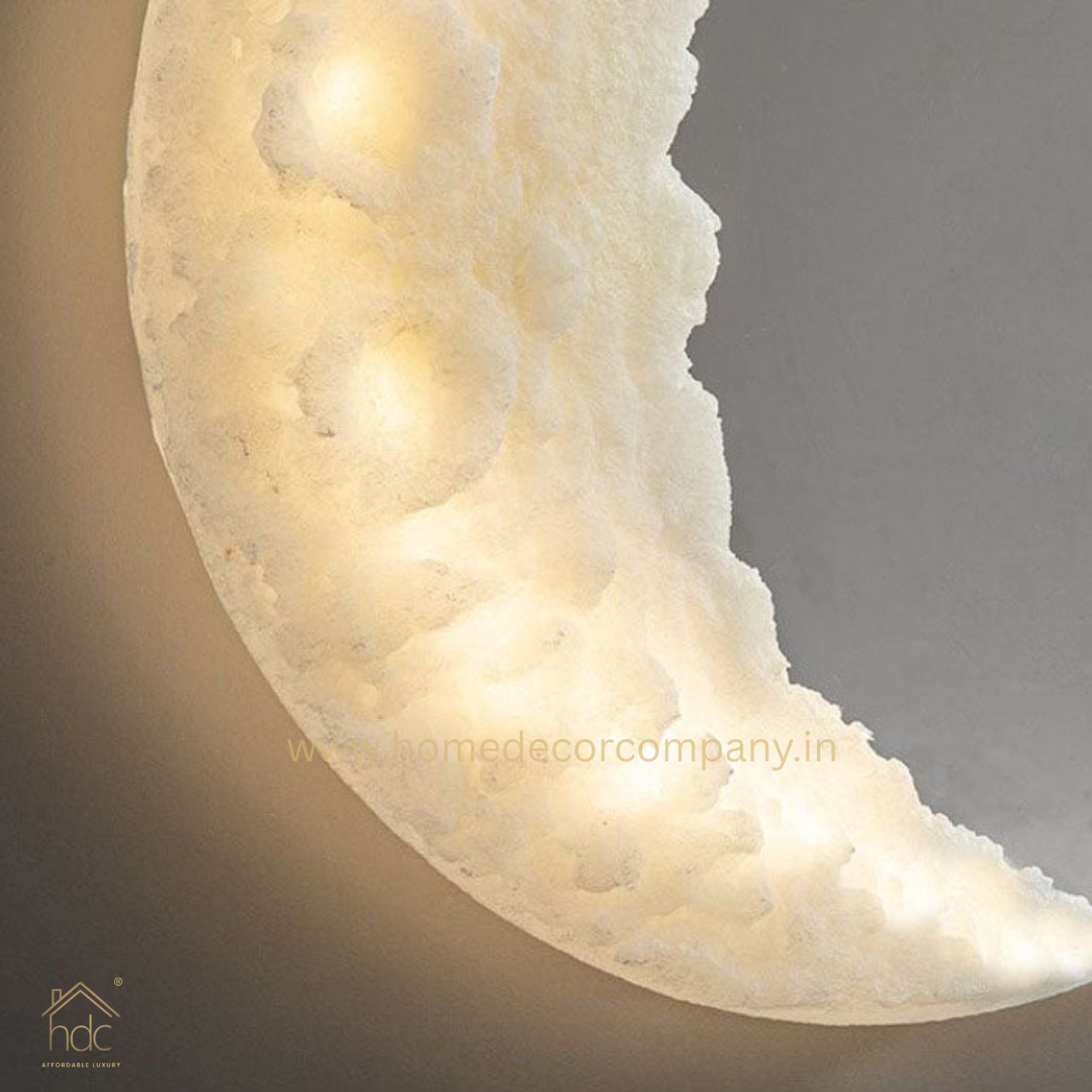 HDC Led Moon Wall Light Outdoor Indoor Light - Warm White