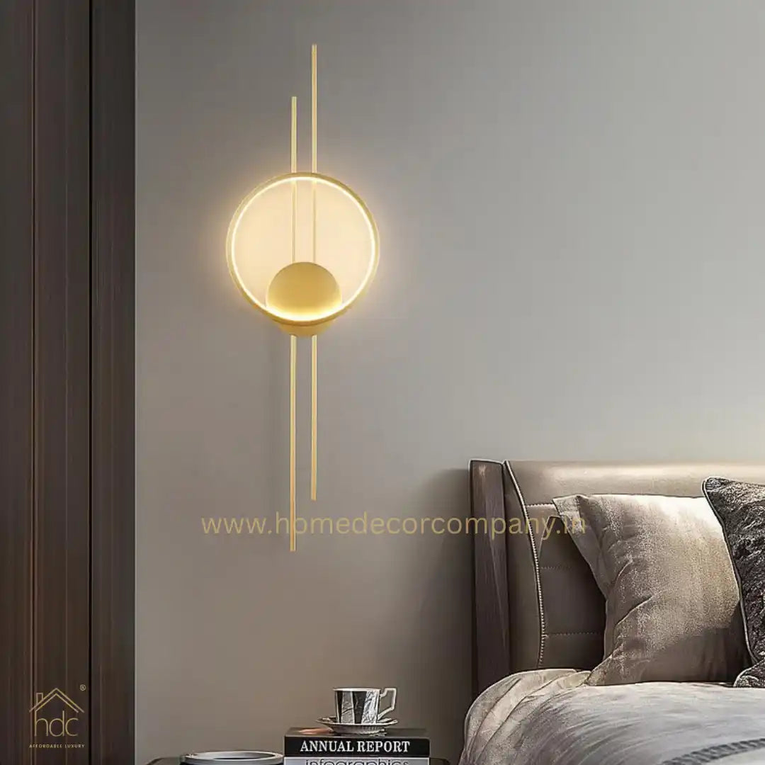 HDC Metal 600mm LED Long Tube Wall Light Living Room LCD Panel Light - Tricolor