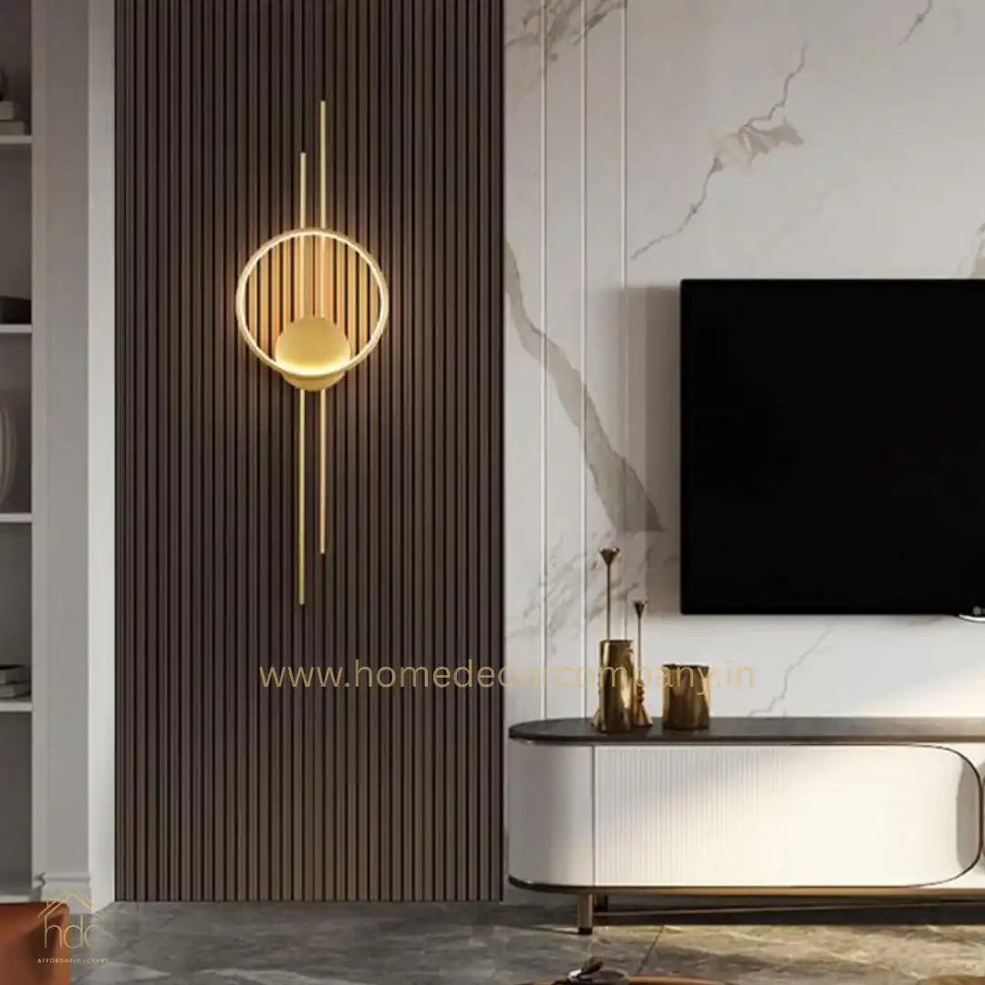 HDC Metal 600mm LED Long Tube Wall Light Living Room LCD Panel Light - Tricolor