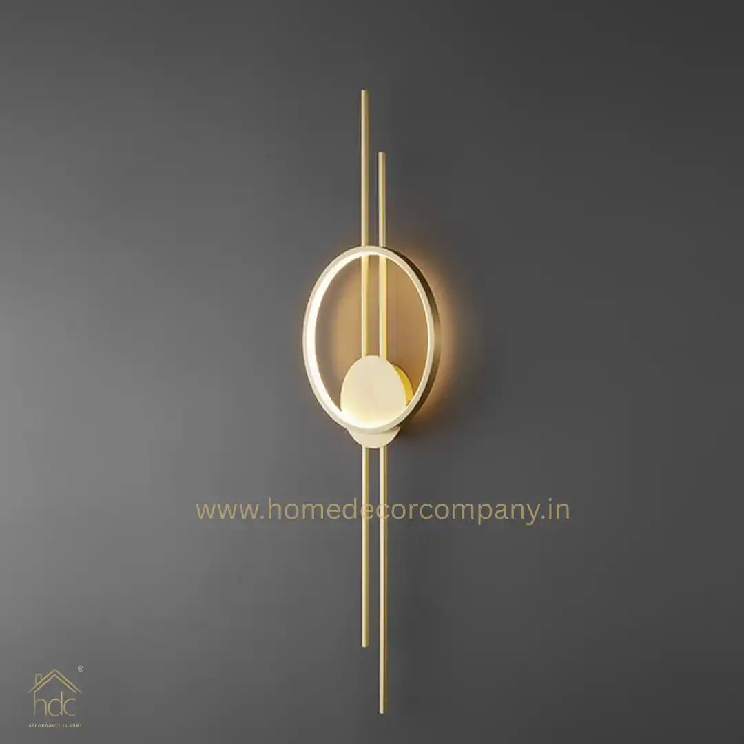 HDC Metal 600mm LED Long Tube Wall Light Living Room LCD Panel Light - Tricolor