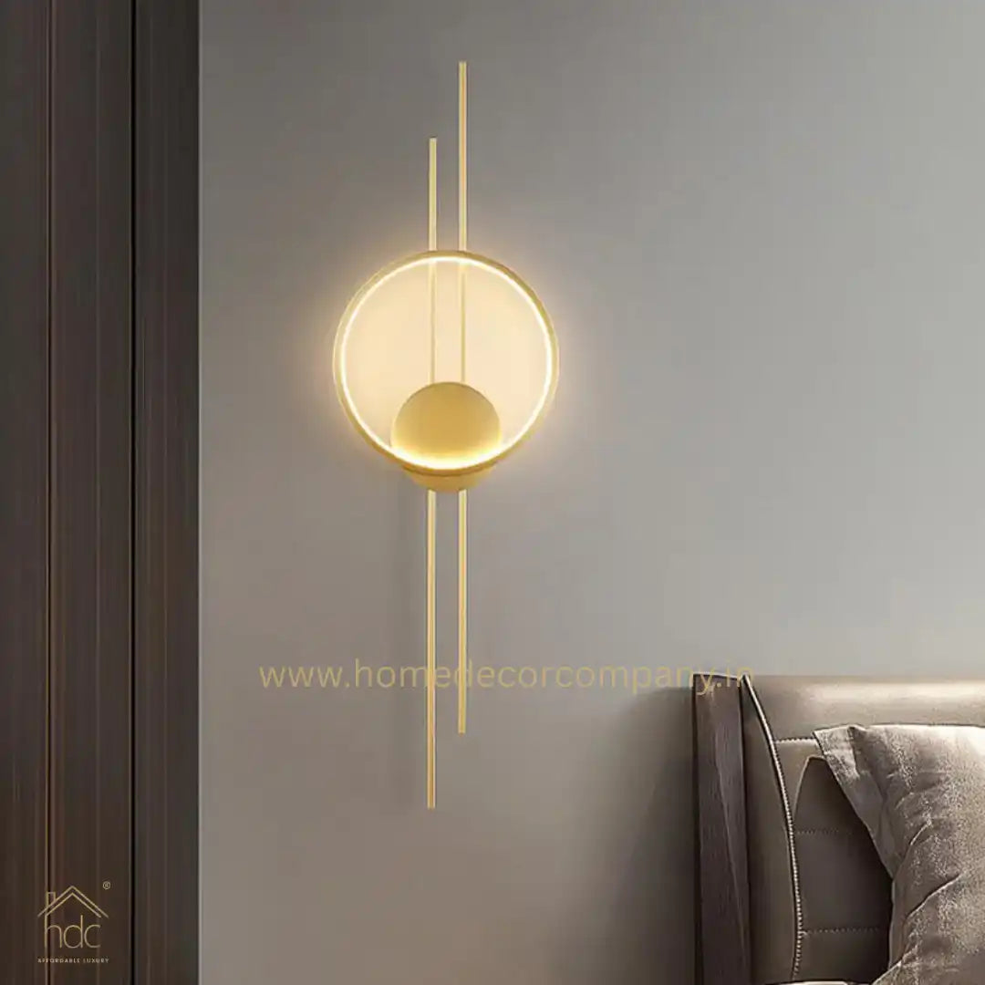 HDC Metal 600mm LED Long Tube Wall Light Living Room LCD Panel Light - Tricolor