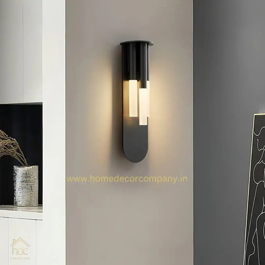 HDC Modern Simple Three Long Profile Tube Metal Plate Wall Light for Living Room TV Background Bedroom