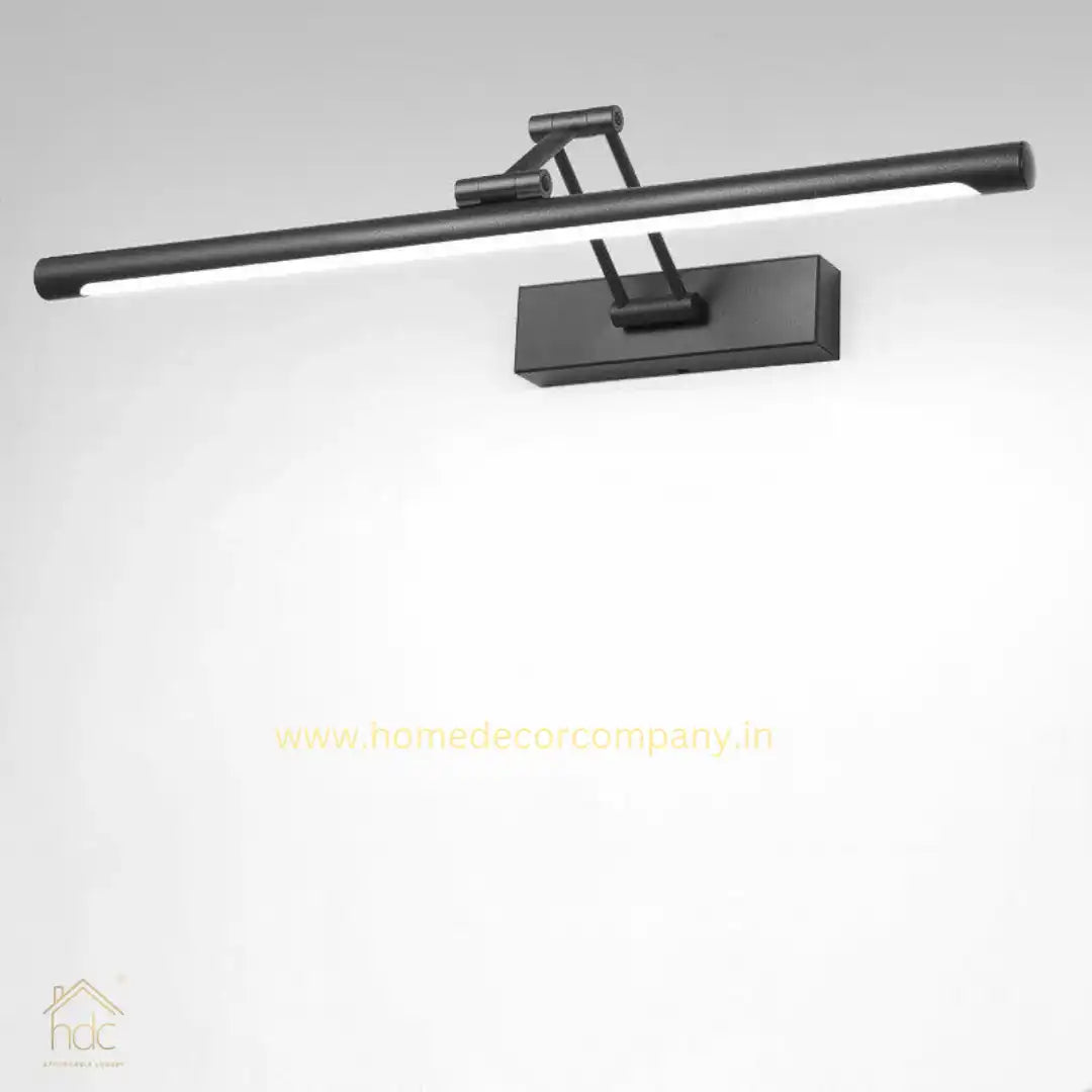 HDC 17W Modern Electroplated Brass Black Body LED Wall Light Mirror Vanity Picture Lamp - Warm White