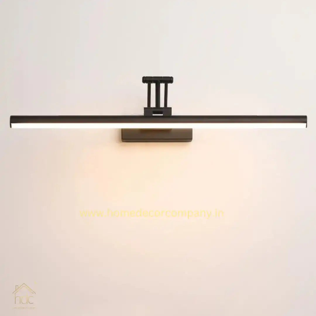 HDC 17W Modern Electroplated Brass Black Body LED Wall Light Mirror Vanity Picture Lamp - Warm White