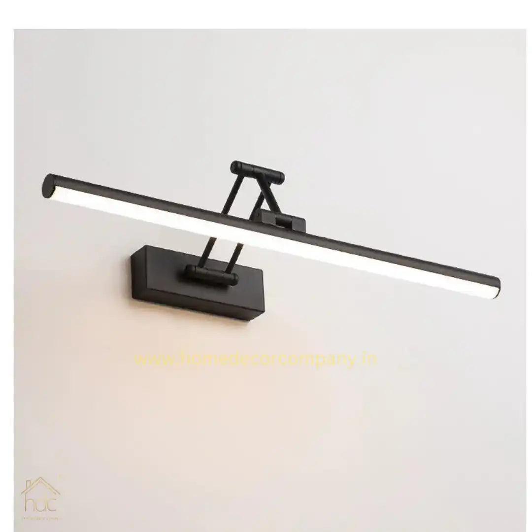 HDC 17W Modern Electroplated Brass Black Body LED Wall Light Mirror Vanity Picture Lamp - Warm White