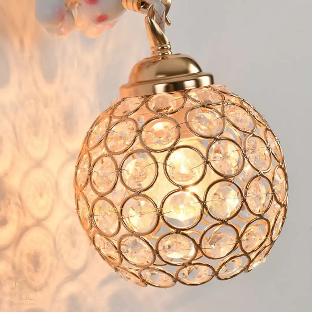 Hdc Cute Brown Mouse Wall Sconce for Childrens Room Bedroom Nursery Kids Lights