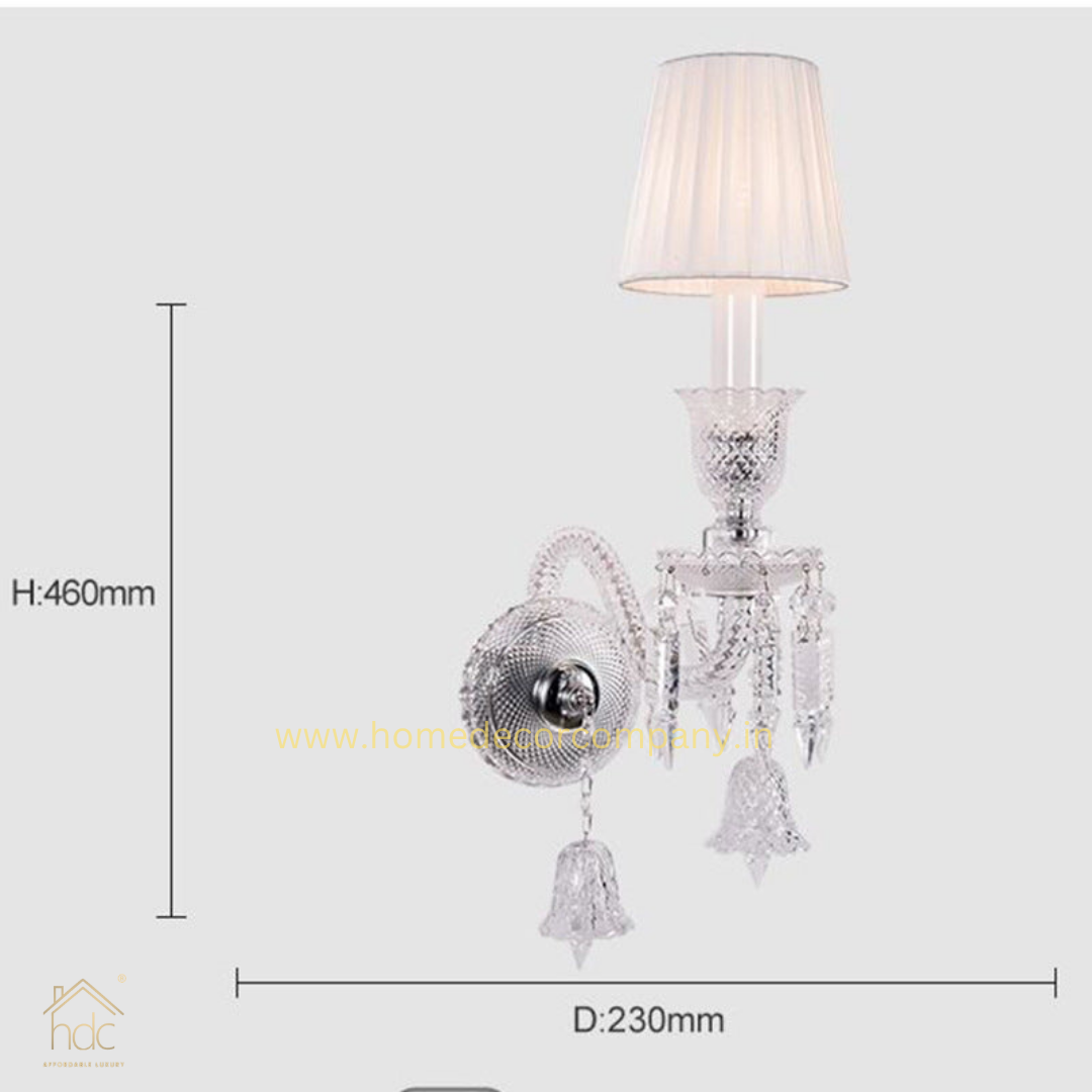 HDC 1 Light Italian Wall Light Electroplated - Warm White