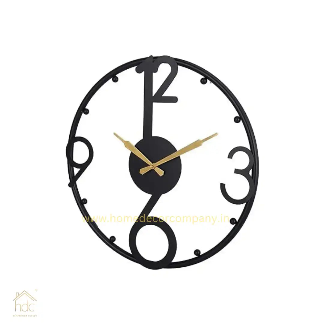 Hdc Metal Figures Themed Roman Modern Time Piece Large Hanging Decorative Wall Analog Clock with Sculpture Art