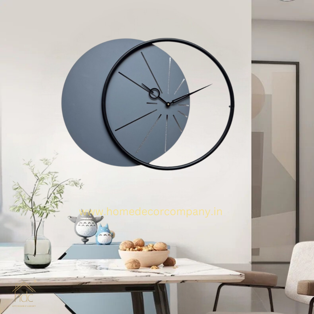 Hdc New Fashion Creative Home Decorative Modern Luxury Wall Clock for Living Room Office Shop