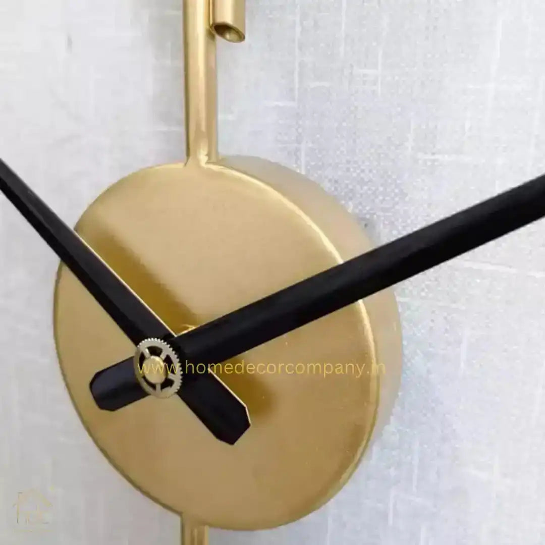 Hdc Modern Fashion Nordic Creative Minimalist Living Room Home Wall Decoration Art Metal Clock Decor Large Wall Clock - HDC Lights