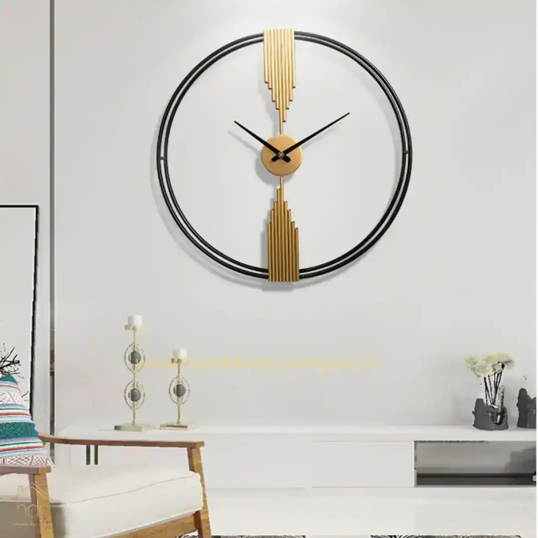 Hdc Modern Fashion Nordic Creative Minimalist Living Room Home Wall Decoration Art Metal Clock Decor Large Wall Clock - HDC Lights