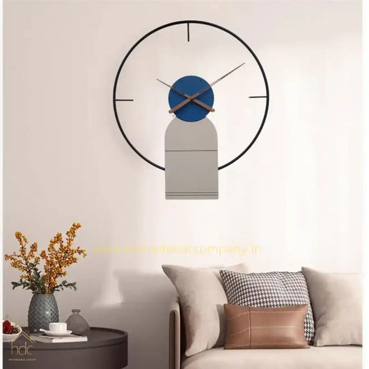 Hdc Durable Metal Wall Watch Clocks Living Room,Modern Wood Concrete ClocksHome Decor,CNC Cutting Clock Silent Movement