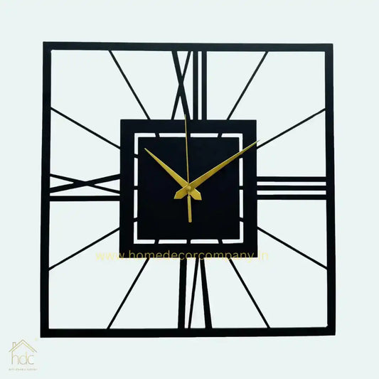 Hdc Modern Metal Wall Clock for Home and Hall, Living Room, Bedroom, Office, Antique Big Size Modern Wall Watch for Home Decor - HDC Lights
