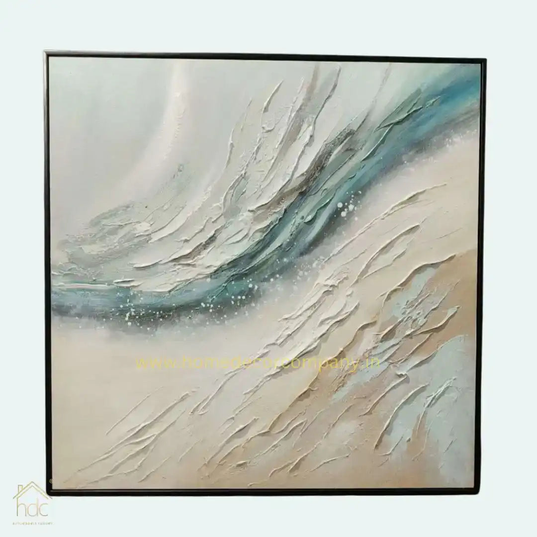 HDC Exclusive Hand Crafted Texture Handmade Painting Modern Living Room Abstract Painting Minimalist art 80*80 CM - HDC Lights