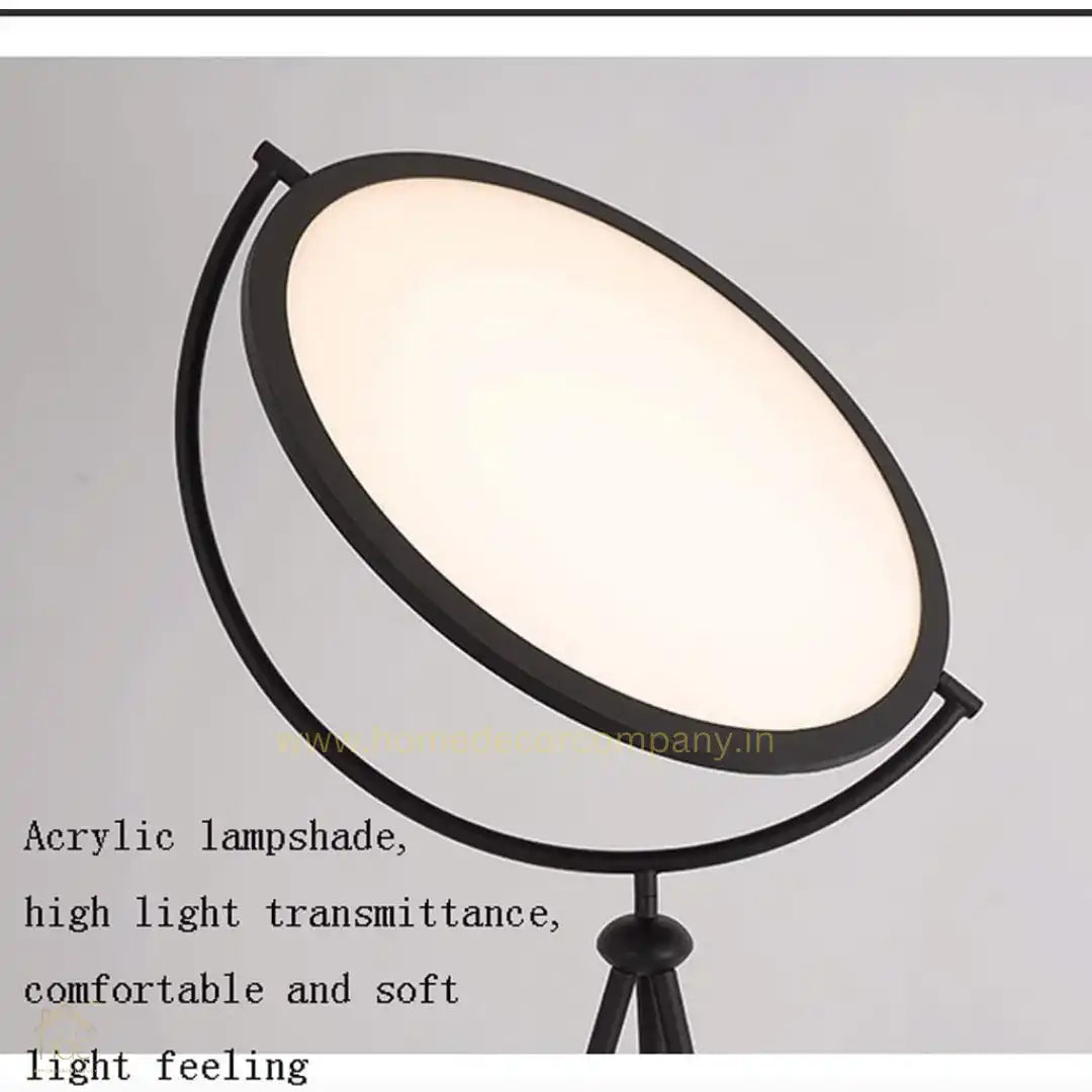 HDC Nordic Minimalist Floor Lamp Living Room Creative Bedroom Tripod LED Vertical Lamp