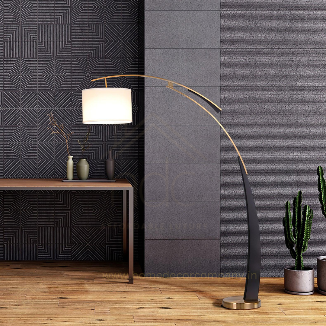 HDC Nordic Modern Style Large Standing LED Floor Lamp Minimalist Design E27 for Living Room Bedroom Corner Decor Bedside Lighting