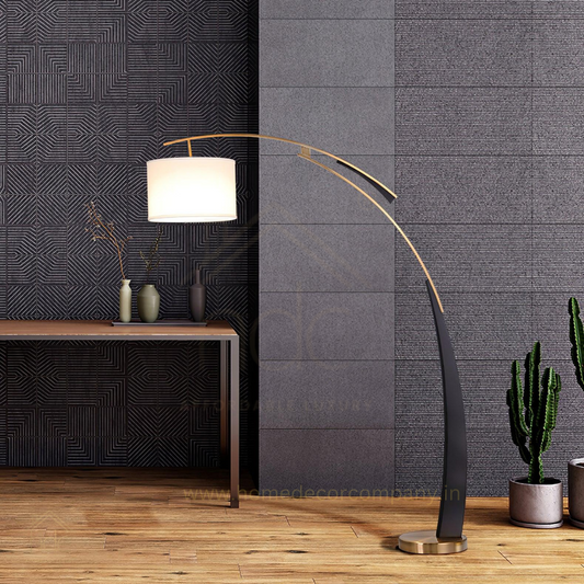 HDC Nordic Modern Style Large Standing LED Floor Lamp Minimalist Design E27 for Living Room Bedroom Corner Decor Bedside Lighting