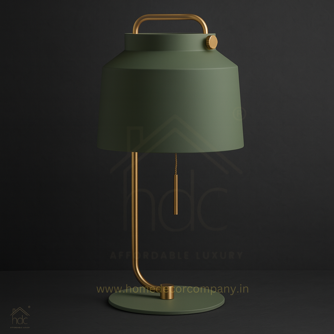 Hdc Moden Green Light Luxury Creative Bedside Table Lamp
