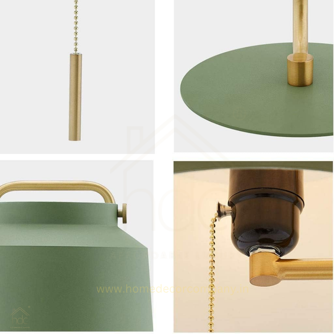 Hdc Moden Green Light Luxury Creative Bedside Table Lamp