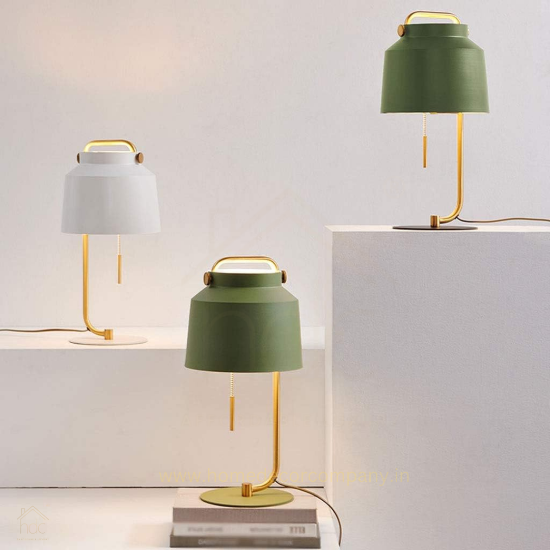Hdc Moden Green Light Luxury Creative Bedside Table Lamp