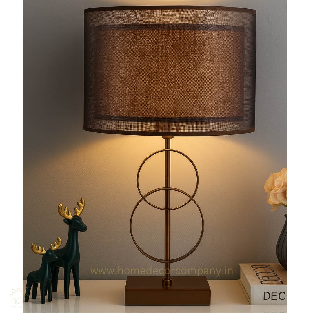 Hdc Iron Circle Design Table Lamp Nordic Style Modern specialized Durable Designer Table Lamp