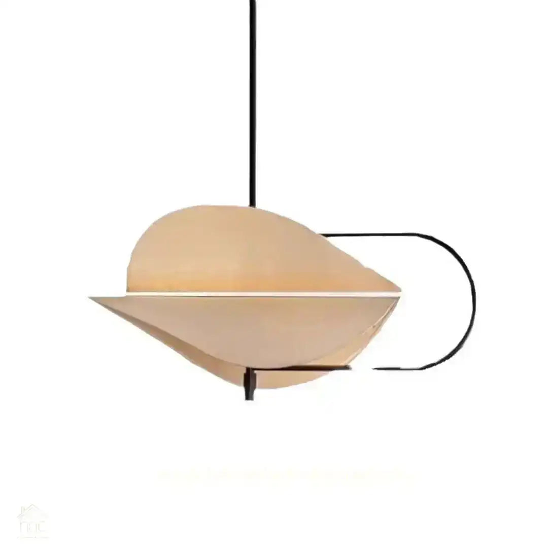 Hdc Modern Japanese Style Nordic Fabric Led Chandelier Living Dining Bedroom Pendant Light Indoor Lighting Fixtures