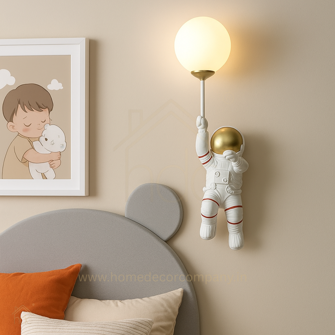 Hdc Kids’ Astronaut Wall Lamp Night Wall Scone Light For Childrens Room Bedroom Nursery Kids Lights