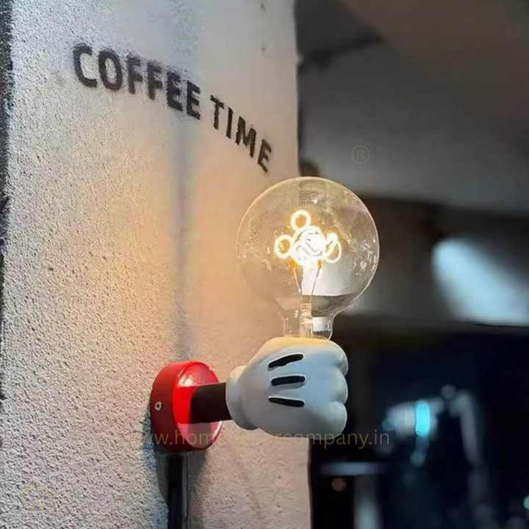 Hdc Modern Mickey Mouse Handheld Cartoon Minimalist Night Light for Children's Bedroom Personalized Creative Bedside Wall