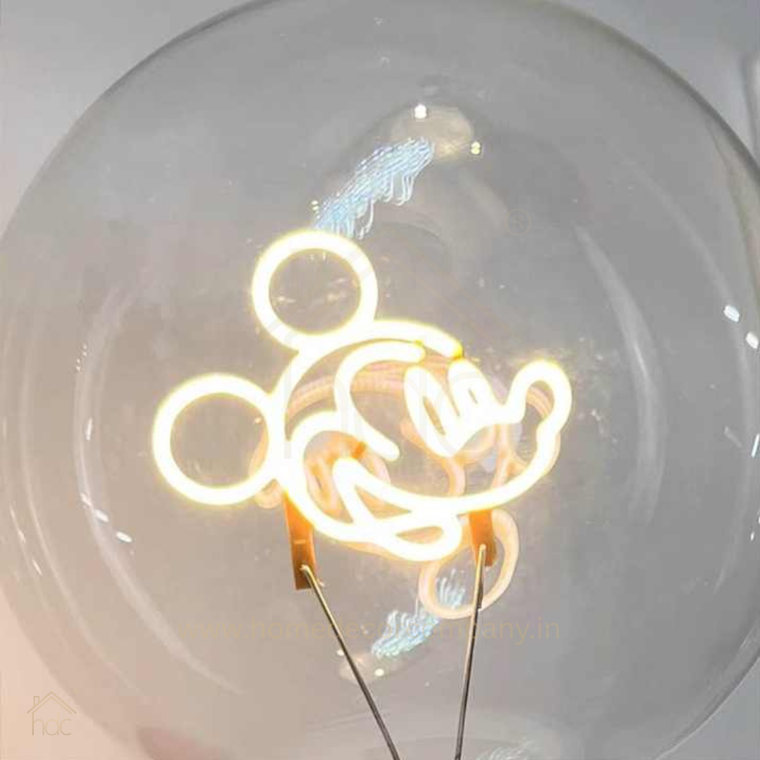 Hdc Modern Mickey Mouse Handheld Cartoon Minimalist Night Light for Children's Bedroom Personalized Creative Bedside Wall