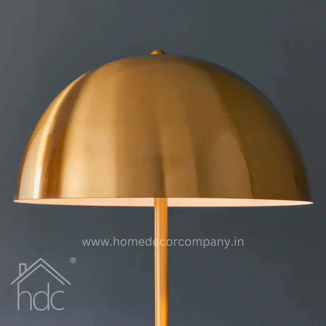 Hdc Antique Brass Metal Floor lamp with Shade Living Room Standing lamp