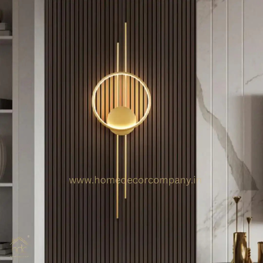 HDC Metal 600mm LED Long Tube Wall Light Living Room LCD Panel Light - Tricolor