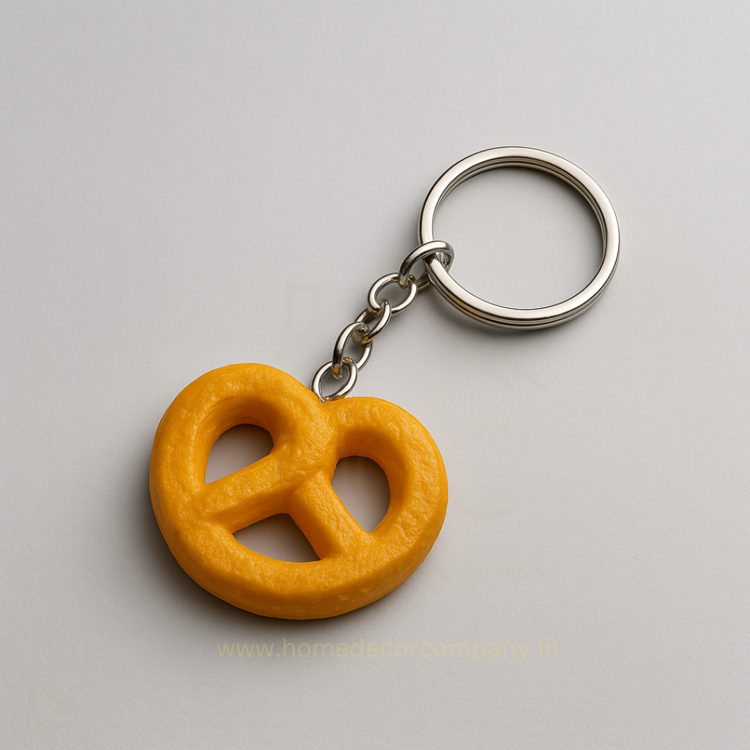 HDC Elegant Pretzel Charm Keyring | Premium Gift Accessory