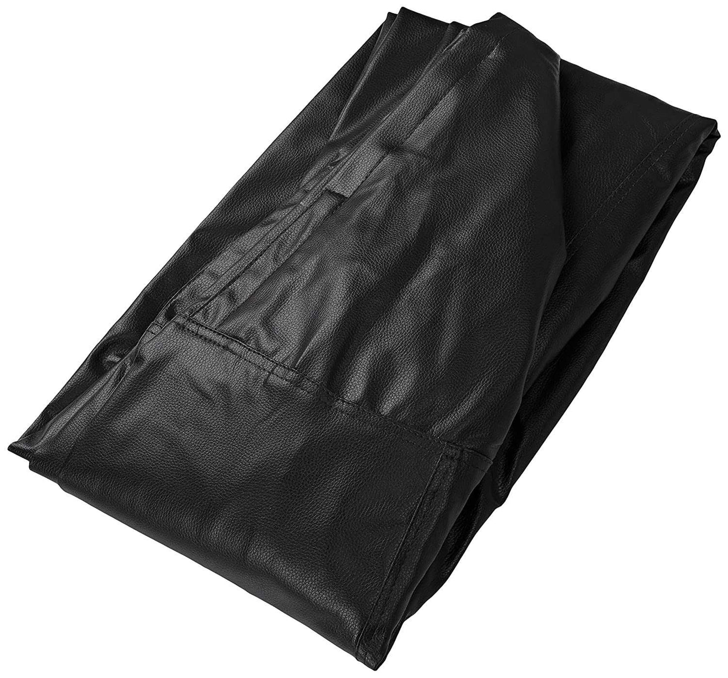 HDC Super Lama Leather Bean Bag Cover Without Beans (Black) - HDC.IN