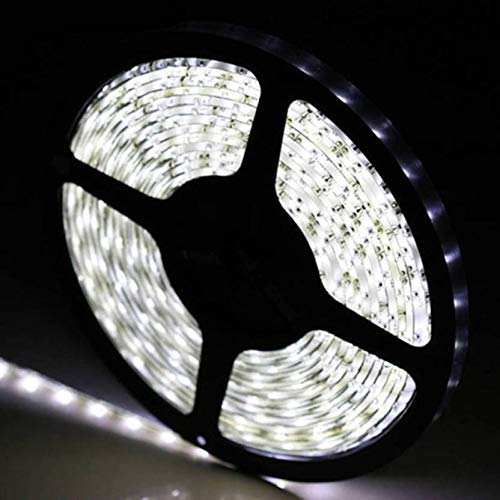 HDC- Led Strip High Lumen Fall Ceiling Light- 2835 Cove Waterproof Light in 5 Meter, 240 LED Per Meter with Driver/Adapter Included, (White) - HDC.IN