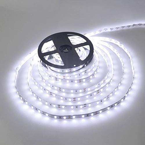 HDC- Led Strip High Lumen Fall Ceiling Light- 2835 Cove Waterproof Light in 5 Meter, 240 LED Per Meter with Driver/Adapter Included, (White) - HDC.IN