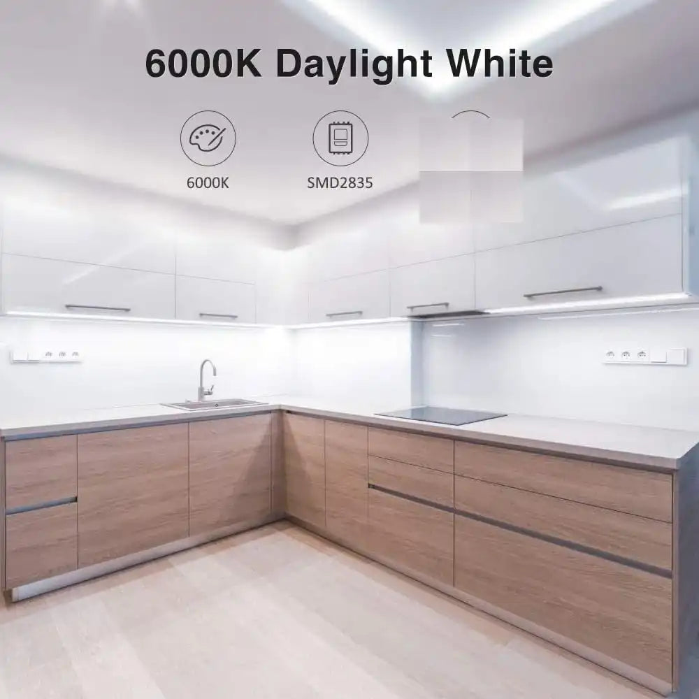 HDC- Led Strip High Lumen Fall Ceiling Light- 2835 Cove Waterproof Light in 5 Meter, 120 LED Per Meter with Power Adapter (White) - HDC.IN